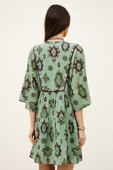 Mini Dress Olalie Green