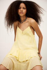 Mini Dress Bilona Yellow