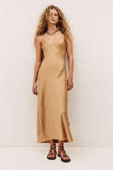 Midi Dress Ciana Brown
