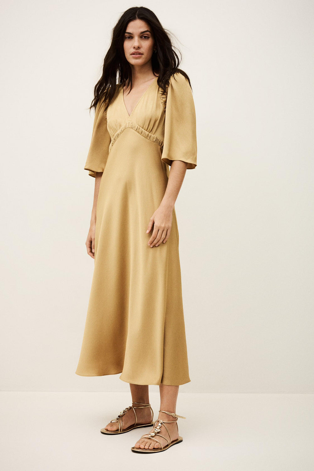 Midi Dress Charlotte Brown