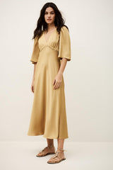 Midi Dress Charlotte Brown