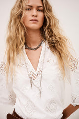 Mini Dress Malo Off-White