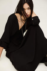 Elegant Midi Dress Ambra Black