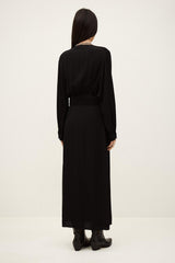 Elegant Midi Dress Ambra Black