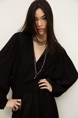 Mini Wrap Dress Alana Black