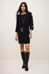 Cashmere Sweater Dress Coleen Blue