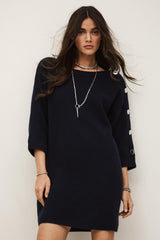 Cashmere Sweater Dress Coleen Blue