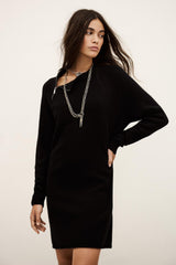 Wool Mini Dress Cheima Black