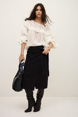 Oversize Lace Sweater Lucas Off-White