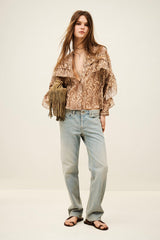 Classic Ruffle Shirt Tunella Off-White