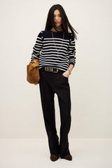 Bootcut Wool Pants Nives Blue