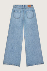 Wide-Leg Blue Jeans Mellou Blue