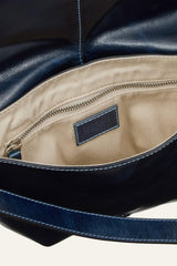 Leather Saddle Bag Youyou Blue