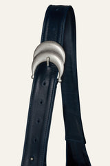 Leather Bucket Bag Youyou Blue