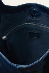 Leather Bucket Bag Youyou Blue
