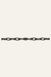Leather Statement Belt Baptiste Black