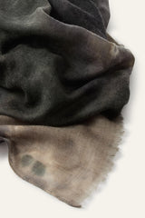 Wool And Silk Scarf Sofia Green