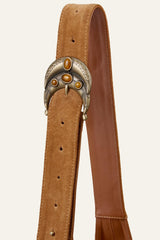 Leather Bucket Bag Youyou Brown