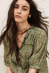 Patterned Shirt Physalys Green