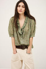 Patterned Shirt Physalys Green