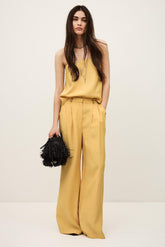 Strapless Bustier Top Deborah Yellow