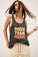 Patterned Tank Top Culte Gray