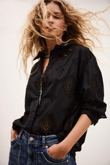 3/4-Sleeved Shirt Muriel Black