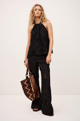 Cami Top Maxi Black