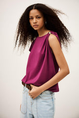 Short-Sleeved T-Shirt Allia Purple