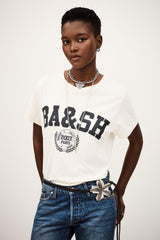 College Style T-Shirt Ioni Off-White