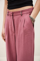 Straight Cut Pants Deana Pink