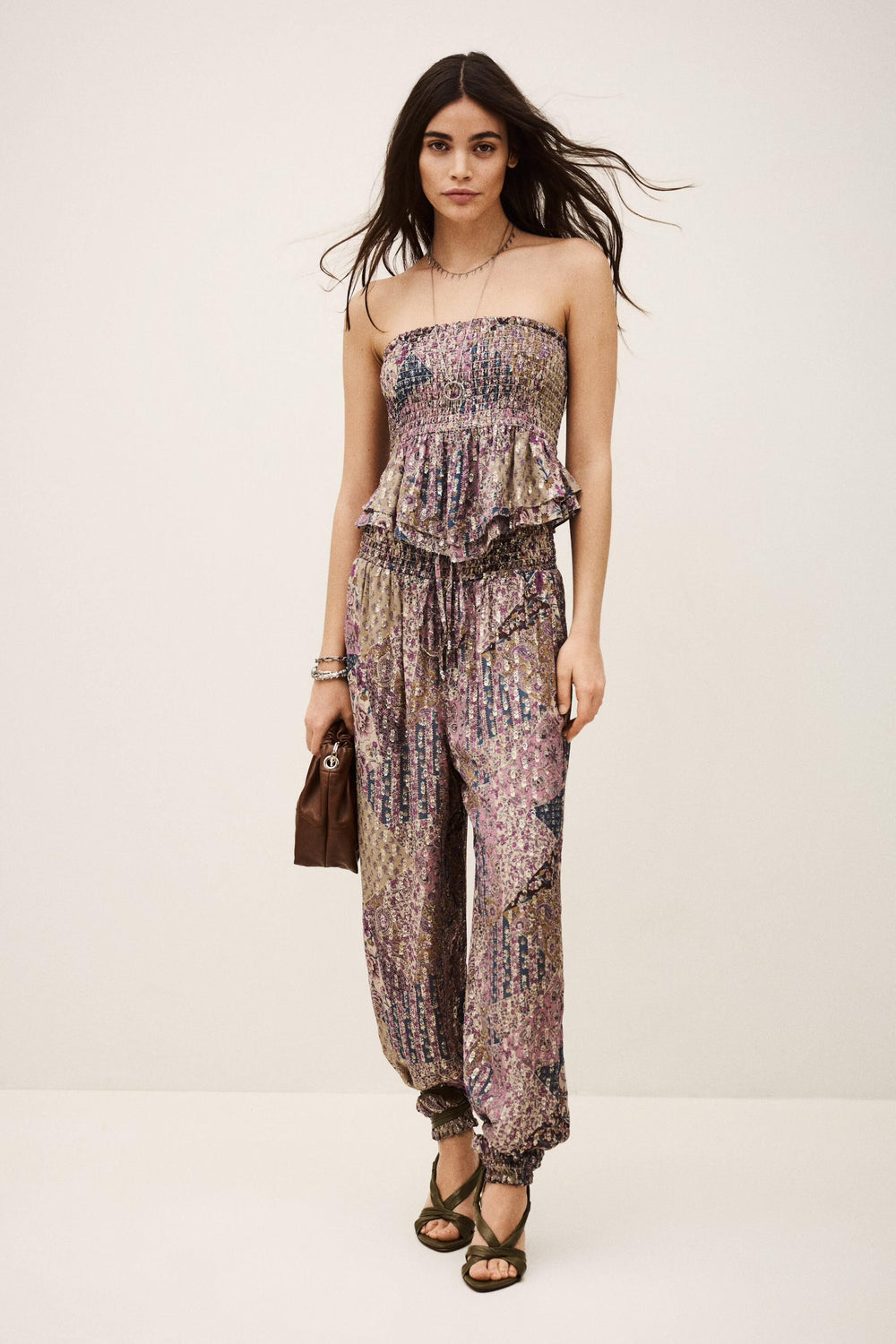 Wide-Leg Pants Parsy Pink
