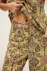 Wide-Leg Pants Pali Yellow