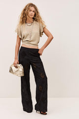 Wide-Leg Pants Mike Black