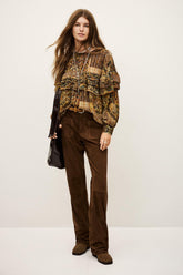 Wide-Leg Pants Mossi Brown