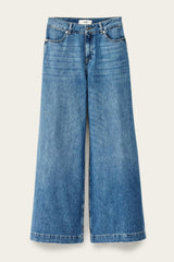Wide-Leg Jeans Musc Blue