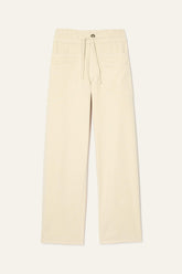 Loose Straight-Leg Pants Fima Off-White