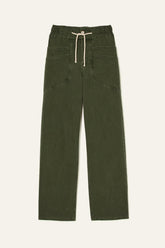 Loose Straight-Leg Pants Fima Green