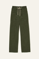 Loose Straight-Leg Pants Fima Green