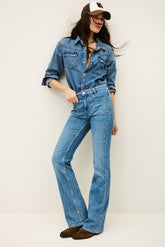 Medium-Rise Jeans Ross Blue