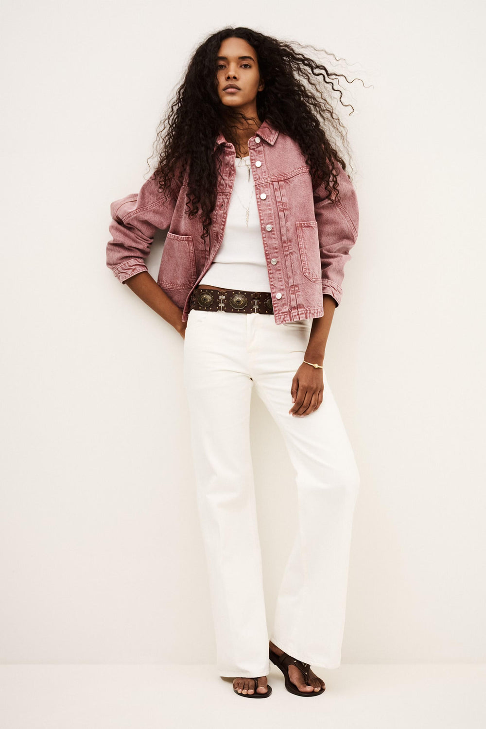 Denim Jacket Runo Pink