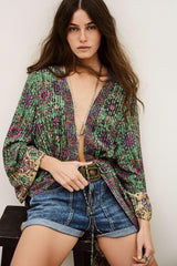 Long Kimono Padrig Green