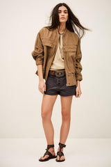 Safari-Style Jacket Coly Brown