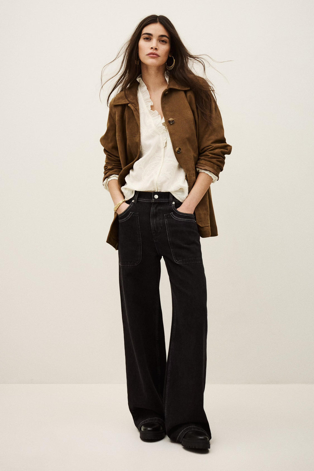 Long Velvet Jacket Mario Brown