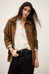 Long Velvet Jacket Mario Brown