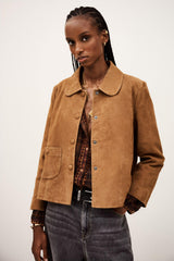 Straight-Cut Jacket Milas Brown