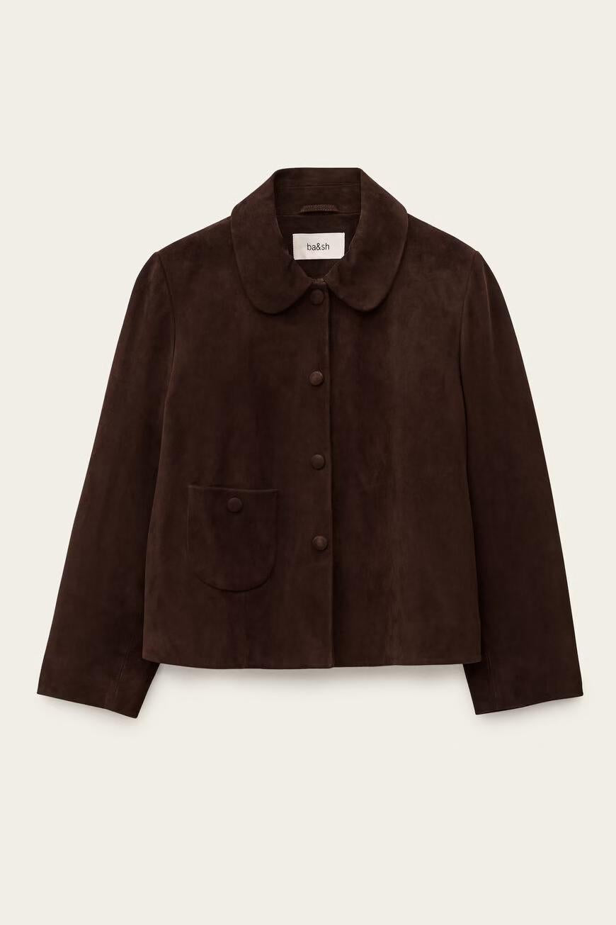 Straight-Cut Jacket Milas Brown