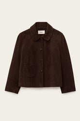 Straight-Cut Jacket Milas Brown