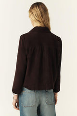 Straight-Cut Jacket Milas Brown