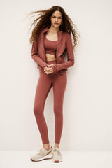 Stand-Up Collar Jacket Gladys Pink